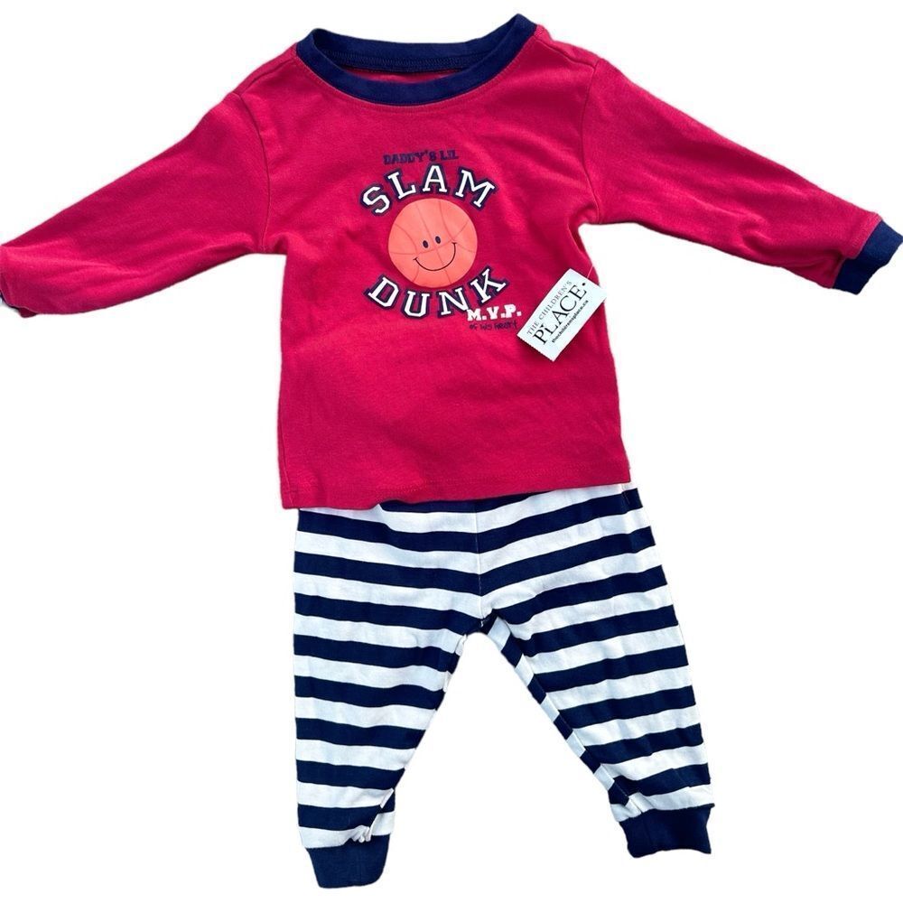The Children's Place Red and Blue Pajama Set